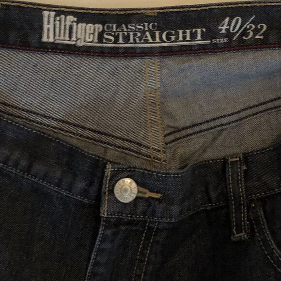 Tommy Hilfiger - Classic Straight Leg Blue Jeans - Men Size 40 x 32 - EXCELLENT - Picture 4 of 4